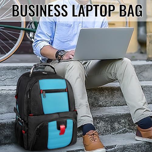 YOREPEK Large Backpack for Men, Extra Large Laptop Backpacks for Men Women, Water Resistant Travel Backpack Airline Approved Business Work Bag Fits 18.4 Inch Computer, Black - color: Blue, size: 18.4 Inch