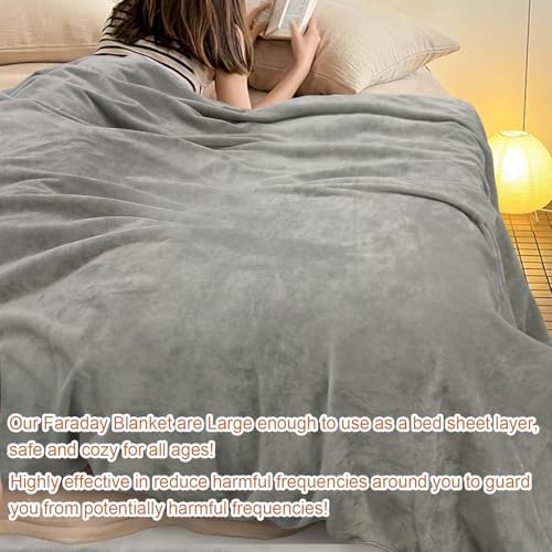 Faraday Blanket, E M F Protection Blanket, As Protection Cover for All Ages, Shielding Blanket, Size 54.3" x 59.8" - This is Not a Faraday Cage - size: 54.3" x 59.8" inch
