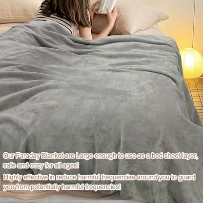 Faraday Blanket, E M F Protection Blanket, As Protection Cover for All Ages, Shielding Blanket, Size 54.3" x 59.8" - This is Not a Faraday Cage - size: 54.3" x 59.8" inch