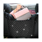 zipelo Bling Car Net Pocket Handbag Holder, Rhinestone Vehicle Backseat Purse Organizer Between Seats, Diamond Hanging Storage Bag Barrier of Pet Kids, Universal Automotive Accessories (Black) - color: Black