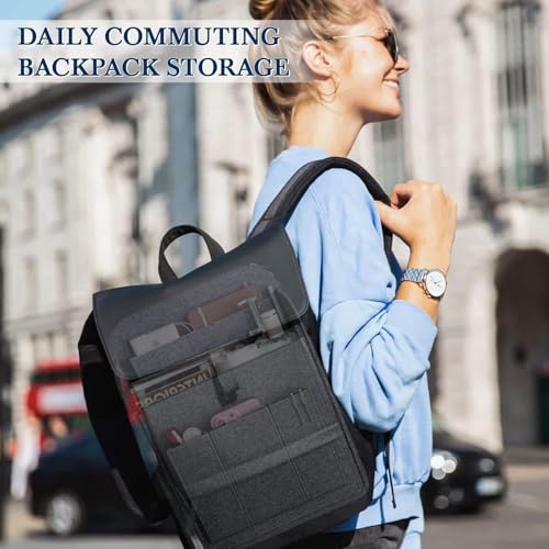 Backpack Organizer Insert, Felt Bag Organizer for Rucksack Shoulder - color: Gray, size: XS