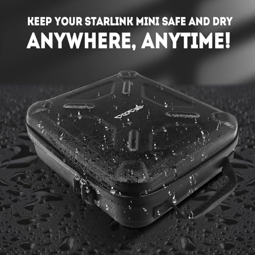 Ultra-Light Case for Starlink Mini – Waterproof, Shockproof EVA for Starlink Case Shoulder Star Link Bag with Dual Carry Options | Ideal Starlink Mini Accessories - style: FightStyle