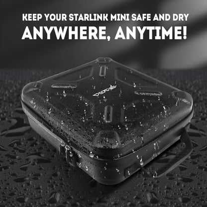 Ultra-Light Case for Starlink Mini – Waterproof, Shockproof EVA for Starlink Case Shoulder Star Link Bag with Dual Carry Options | Ideal Starlink Mini Accessories - style: FightStyle