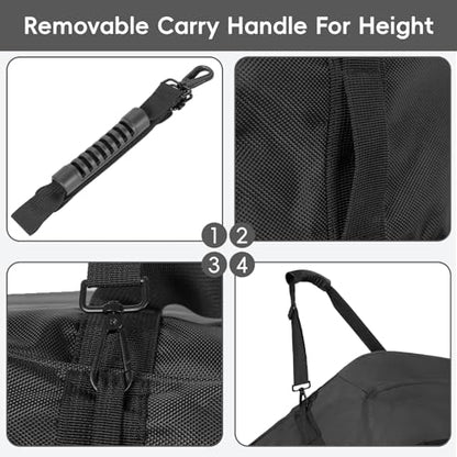 120L Foldable Rolling Duffel Bag with 3 Wheels And Handle, 30 inch Large Travel Duffle Bag for Travel, Camping, Outdoors - color: Black