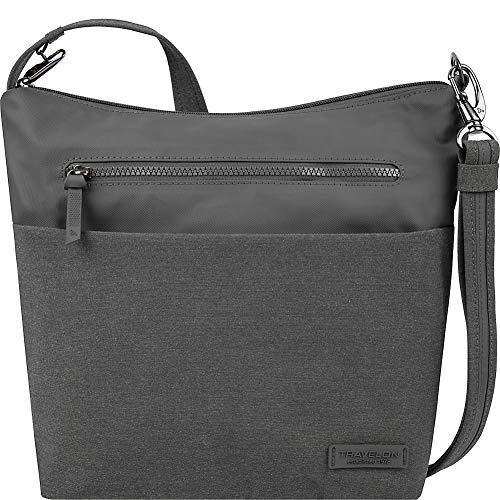 Travelon Anti-theft Metro Crossbody - color: Gray