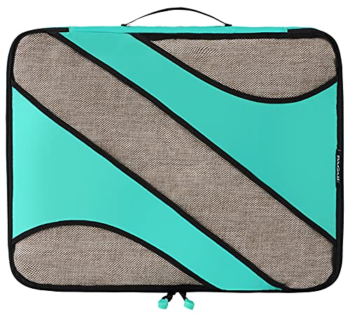 BAGAIL 6 Set Packing Cubes,Travel Luggage Packing Organizers - color: The Turquoise, style: 6 Set
