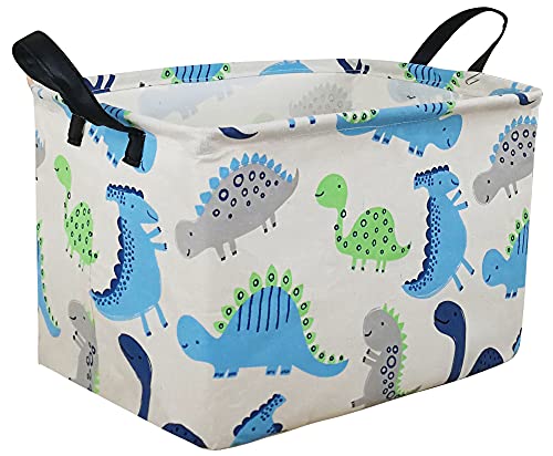 MAIZMZ Rectangular Storage Basket Collapsible Organizer Bin Waterproof Toy Box for Organizing Home/Dorm/Kitchen/Pet/Office/Closet/Shelf/Gift Baskets - color: Dinosaur