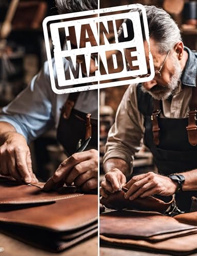 Handcrafted Genuine Leather Wallets, Minimalist Cardholders, and Passport Covers, Handmade Gift - color: Chestnut, style: Snap Wallet
