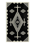 Pendleton Oversized Jacquard Spa Towels, 40 x 70 inches Bath Towels, 100% Cotton, Soft and Quick Dry for the Beach, Hot Tub, Pool - Los Ojos Black