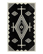 Pendleton Oversized Jacquard Spa Towels, 40 x 70 inches Bath Towels, 100% Cotton, Soft and Quick Dry for the Beach, Hot Tub, Pool - Los Ojos Black