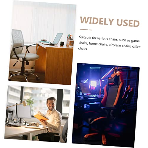 TEHAUX 3pairs Ergonomic Chair Armrest Covers Sherpa Office Desk Gaming Home Airplane Chair Arm Pads Washable Removable Covers