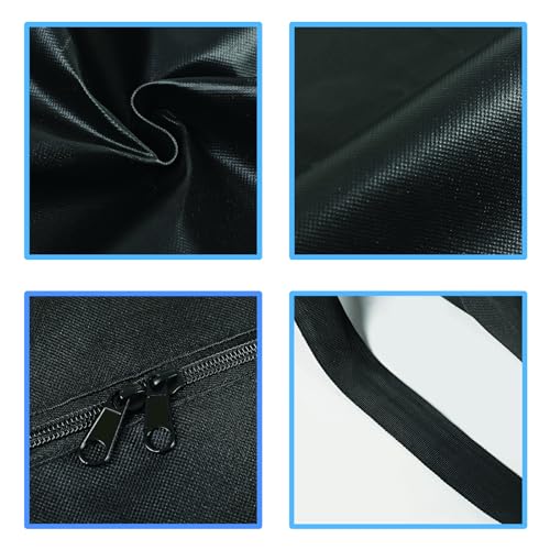Oversized Hammock Storage Bag Heavy Duty Hammock Cover - 62''L x 10''W - Portable Steel Hammock Stand Carrying Bag with Strap Carry Holder - Durable and Waterproof, Black