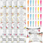 Panelee 48 Pcs Graduation Inspirational Gifts Makeup Cosmetic Bag Bulk with Zipper Keychain Bibles Employee Appreciation Makeup Bags Motivational Gift for Ladies Women Teacher Coworker Gifts - style: Delicate Style