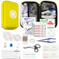 276PCS Hiking First Aid Kit for Home Personal Emergency Supplies Compact Bag for Backpack, First Aid Essentials Survival Kit for Business Travel Car Yellow AMORNING - style: 276Pcs-Yellow