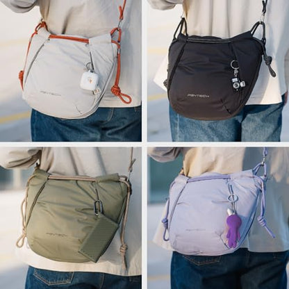 PGYTECH OneGo Rope Strap Camera Bag – Multifunctional Shoulder Bag for Urban Photographers. Compact Camera Bag Compatible with Sony/Canon/Nikon/Mirrorless Cameras/Pocket4, Lilac - color: Lilac