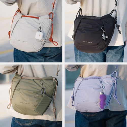 PGYTECH OneGo Rope Strap Camera Bag – Multifunctional Shoulder Bag for Urban Photographers. Compact Camera Bag Compatible with Sony/Canon/Nikon/Mirrorless Cameras/Pocket4, Mist - color: Mist