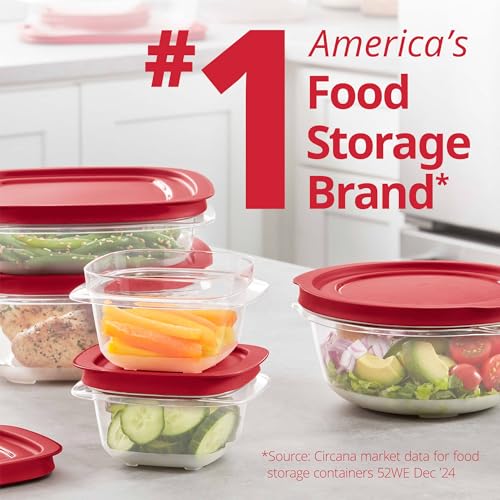 Rubbermaid EasyStore Containers, 38-Piece Set, Food Storage Containers, Food Storage Containers with Lids - size: 38-Piece
