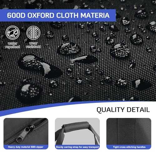 INFANZIA 50inch Sports Duffel Travel -138L Extra Large Duffel Luggage Bag with Upgrade Zipper, Water Resistant & Foldable Equipment Storage Bag for Camping Tent Tripod Fishing - size: 50x13x13 inch