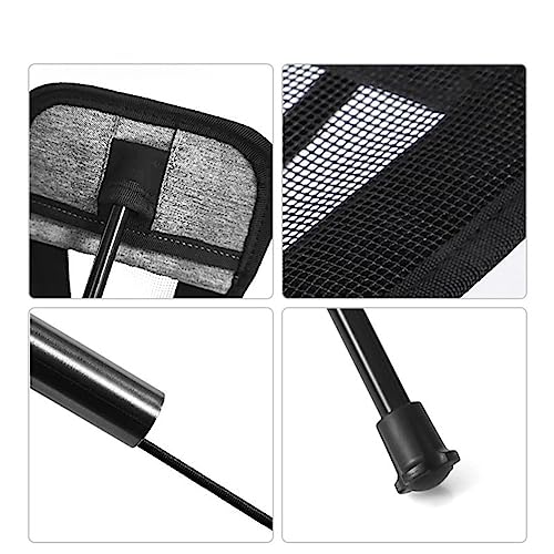 Universal Folding Camping Chair Foot Rest Ottoman Portable Recliner Lazy Retractable Footstool Leg Rest Chair for Hiking Fishing Beach (Gray)