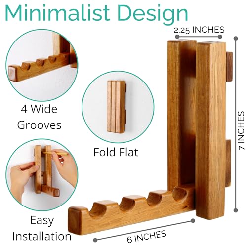 Clothes Drying Rack Wall Mounted, Foldaway Clothes Rail - Multi-Functional Organizer for Laundry Rooms, Hanging Decor, Bathrooms - Adds a Modern Touch to Your Space, Durable and Space-Saving Solution