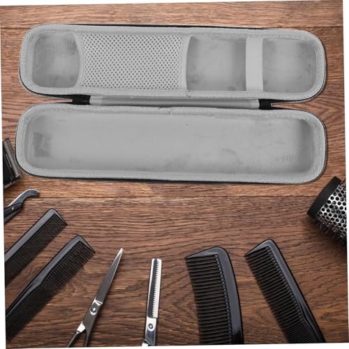 FOMIYES Straightener Travel Case Shockproof Curling Iron Holder for Home Storage Pouch for Hair Tools Grey - color: Grey