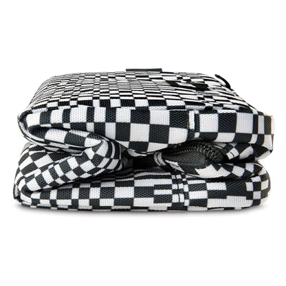 PackIt Freezable Snack Box, Checked Out, Built with EcoFreeze Technology, Collapsible, Reusable, Zip Closure with Buckle Handle, Designed For Work Snacks, Fresh Snacks On the Go, Adults, and All Ages - color: Checked Out