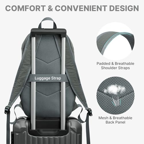 G4Free Hiking Backpack for Women Men 20L Lightweight Travel Backpacks Daypack Outdoor Daily Camping, Dark Gray-green - color: Dark Gray-green