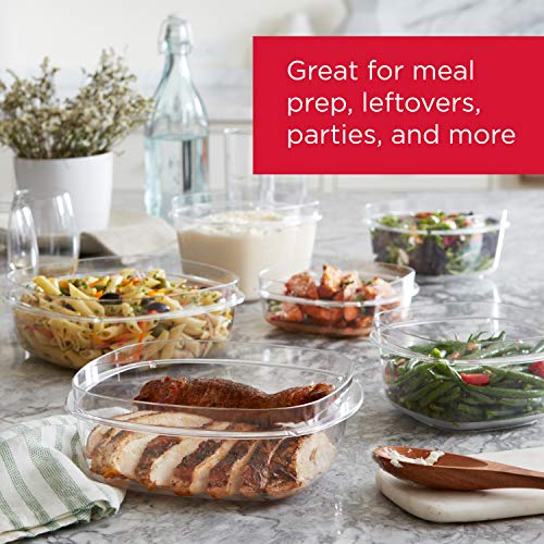 Rubbermaid Premier Food Storage Container, 10 Piece Set, Grey, BPA-Free, Microwave & Dishwasher Safe - size: 10-Piece