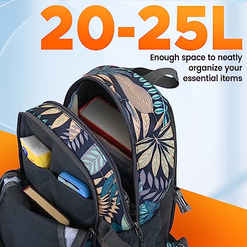 sunhiker Small Hiking Backpack Women Men 20L Lightweight Travel Backpack Daypack Casual Backpack For Cycling Outdoor Camping - color: Leaf