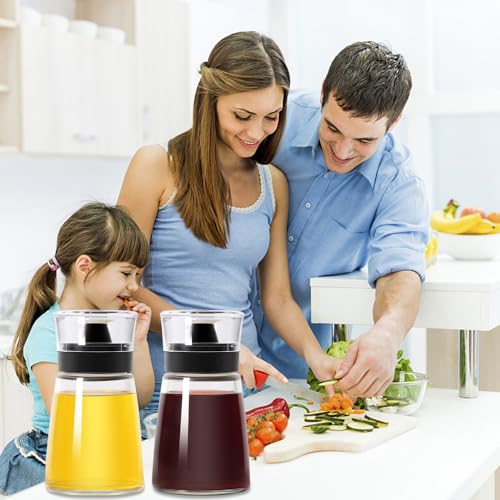 Leak-proof Oil Dispenser Bottle for Outdoor Camping, 160 ml/5.4 oz Glass Olive Oil and Vinegar Cruet, Well Sealed for Picnic Kitchen, 1 Pack - size: 1 Pack