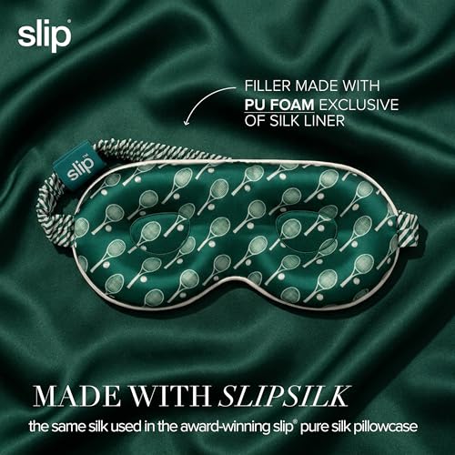 slip Pure Silk Contour Sleep Mask: Protect Your Delicate Lashes with Our Innovative, Lash-Friendly Design. Beauty Sleep with Slipsilk™ Comfort, 1 Contour Mask, Sleep & Leisure Club - color: Leisure Club