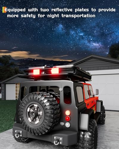 DEXSO 46" x 36" Universal Roof Rack Carrier Basket, 200 Lbs Capacity Roof Cargo Basket with Extension Luggage Holder Basket Heavy Duty for SUVs, Trucks, Vehicles - size: 46" x 36" x 6"