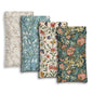 Eyeglass Cases 4 Pack,Boho Floral Pattern Sunglasses Case,PU Leather Soft Eye Glass Pouch for Women Men Student - color: Green