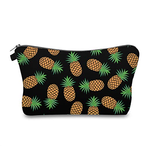 Cute Travel Makeup Bag Cosmetic Bag Small Pouch Gift for Women (Pineapple) - color: Pineapple