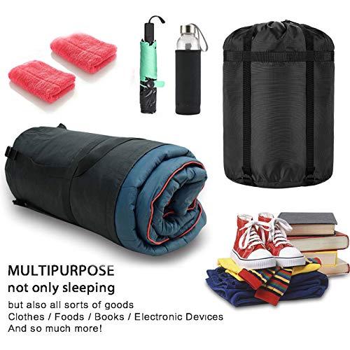 Compression Stuff Sack, 24L/36L/46L Sleeping Bags Storage Stuff Sack Organizer Waterproof Camping Hiking Backpacking Bag for Travel - Great Sleeping Bags Clothes Camping - color: 46L 2-PACK
