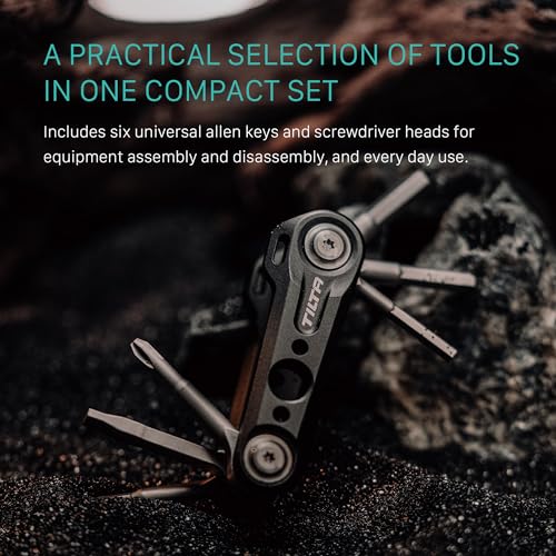 Tilta Multi-Functional Mini Tool Kit | Features Allen Keys and Screw Drivers | Compact & Lightweight | Compatible with Most Cages & Camera Systems (Smokey Pink) TA-MMT-SP - color: Smokey Pink