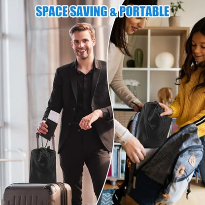 Foot Hammock for Plane Travel - Anti-Squeeze Airplane Foot Rest, Portable Foot Sling for Long Flight with Support Board/Memory Foam, Footrest Leg Rest for Air Travel Accessories Must Haves, 1 Pack