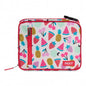 PackIt Freezable Classic Lunch Box, Fruit Toss, Built with EcoFreeze Technology, Collapsible, Reusable, Zip Closure With Zip Front Pocket and Buckle Handle, Designed for Fresh Lunch On the Go - color: Fruit Toss