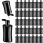 Domensi 36 Pcs Black Travel Bottles with Flip Cap Plastic Travel Toiletries Bottles Portable Leak Proof Squeeze Container Refillable Empty Cosmetic Container for Liquid Shampoo Lotions (3.4 oz,Black) - size: 3.4 oz
