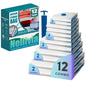 12 Pack Vacuum Storage Bags with Hand Pump, Compression Space Saver for Comforter, Bedding, Blanket Storage, Vacuum Seal Bags for Clothing, Travel Luggage Suitcase and Closet Organizer - size: 12 Combo
