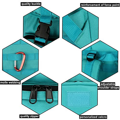Hiking Backpack for Men 70L/100L Camping Backpack Military Rucksack Molle 3 Days Assault Pack for Climbing | Camping Backpack - color: 100l-lakeblue