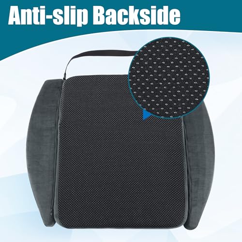 BALAPET Ultra Soft Gaming Chair Cushion for Long Sitting Gamers,Tailbone Pain Reduce Cushion for Office Chair(Gray) - color: Gray