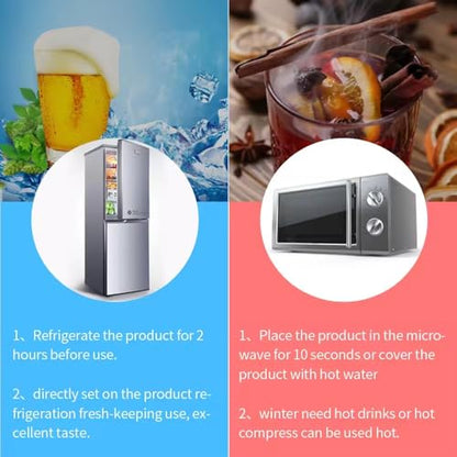 Green Wine Bag Set 2: Ice Wine Bottle Chiller Cooler and Refrigerator for Red, White, Sparkling or Champagne - style: Green Wine Bag