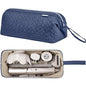 KarSyon Shark Flex Style Case for Airwrap Hair Dryer Brush Revlon Hair Tools Travel Bag Carrying Case Flat Curling Iron Organizer (Navy Blue) - color: Navy Blue