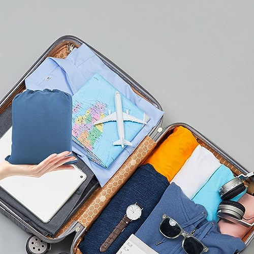Sleeping Bag Liner,Travel Sheet & Adult Sleep Sack, Camping Sheets Travel Sleep Sack for Backpacking,Hotels & Hostels -Lightweight Single &Double Travel Sheet Camping Sheets - color: Double Blue