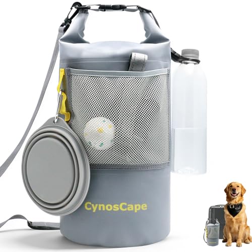 Dog Food Storage Bag for Camping Trips,Road Travel,Dog Boarding,Overnight Kibble Bag Carrier 10L,Portable,Leak-Proof,Airtight,Odor-Resistant,Wipe Clean (Bowl Not Included)