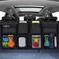 Big Ant Back Seat Trunk Organizer,Space Saving Car Trunk Storage Organizer with Lid Keep your Trunk Clean and Tidy 8 Large Pockets Car Organizer for Kids,Travel (34 x 18 inch)