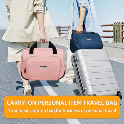 Underseat Carry On Luggage - Lightweight Travel Tote Weekender Bag Overnight Duffle for Travel, Personal Item - Pink-16Inch - color: Pink, size: 16IN