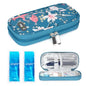 YOUSHARES Insulin Cooler Travel Case TSA Approved Medication Diabetic Supplies Cooler For Travel Refrigerated Medicine Organizer Bag With 2 Ice Pack - color: Lily