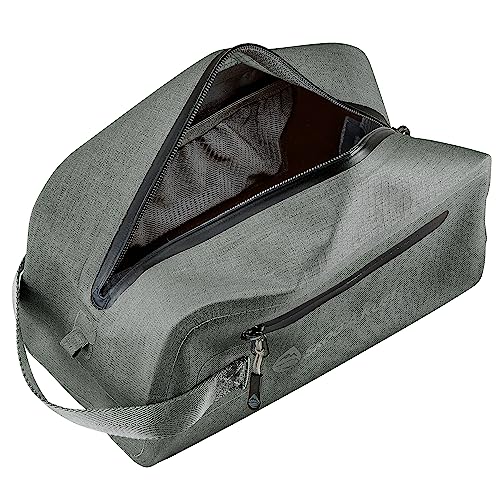 Skog Å Kust DoppSak Waterproof & Leak-proof Travel Toiletry Bag (Grey, Large) - color: Grey, size: Large